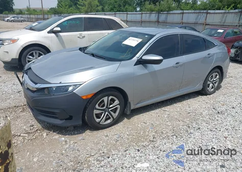 2016 Honda Civic Lx из США, поврежденный, VIN 19XFC2F5XGE001187